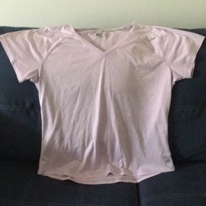 Ladies athletic shirt, size Large, purple